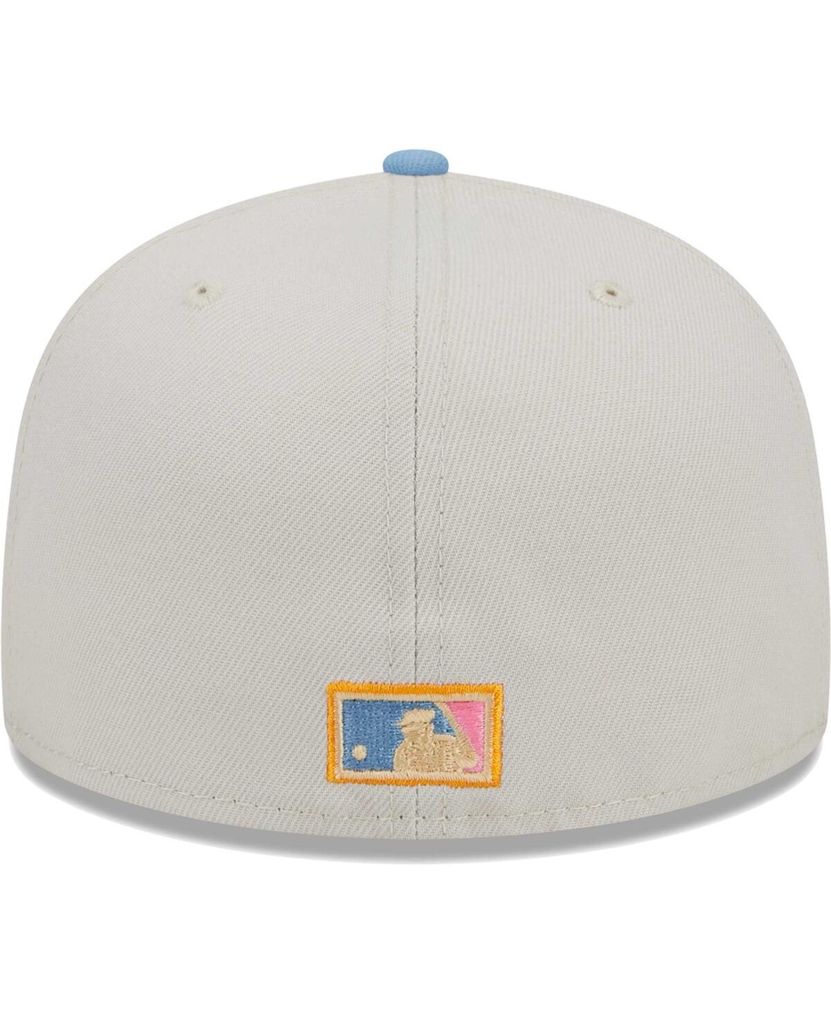 Men's New EraChicago White Sox Beach Front 59FIFTY Fitted Hat - Natural