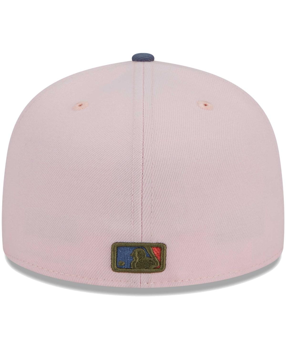 Men's New Era Blue Pittsburgh Pirates Olive Undervisor 59FIFTY Fitted Hat - Blue