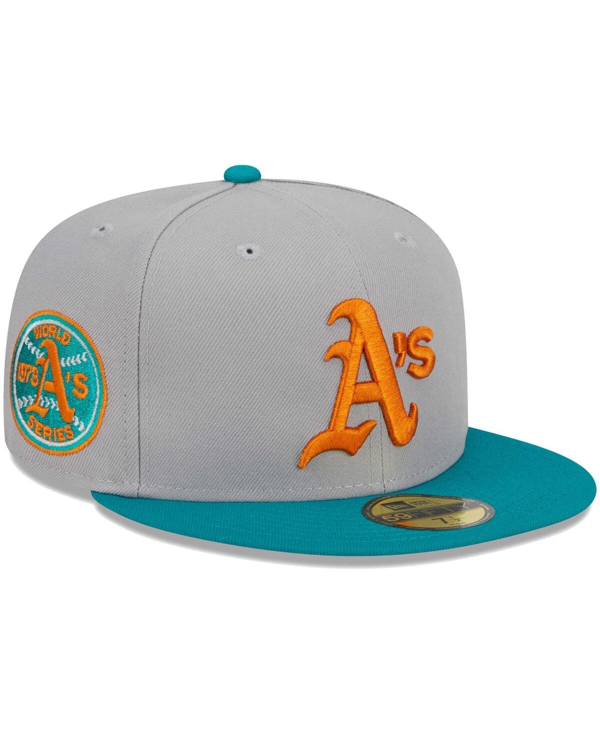 Men's New Era Teal Oakland Athletics 59FIFTY Fitted Hat - Teal