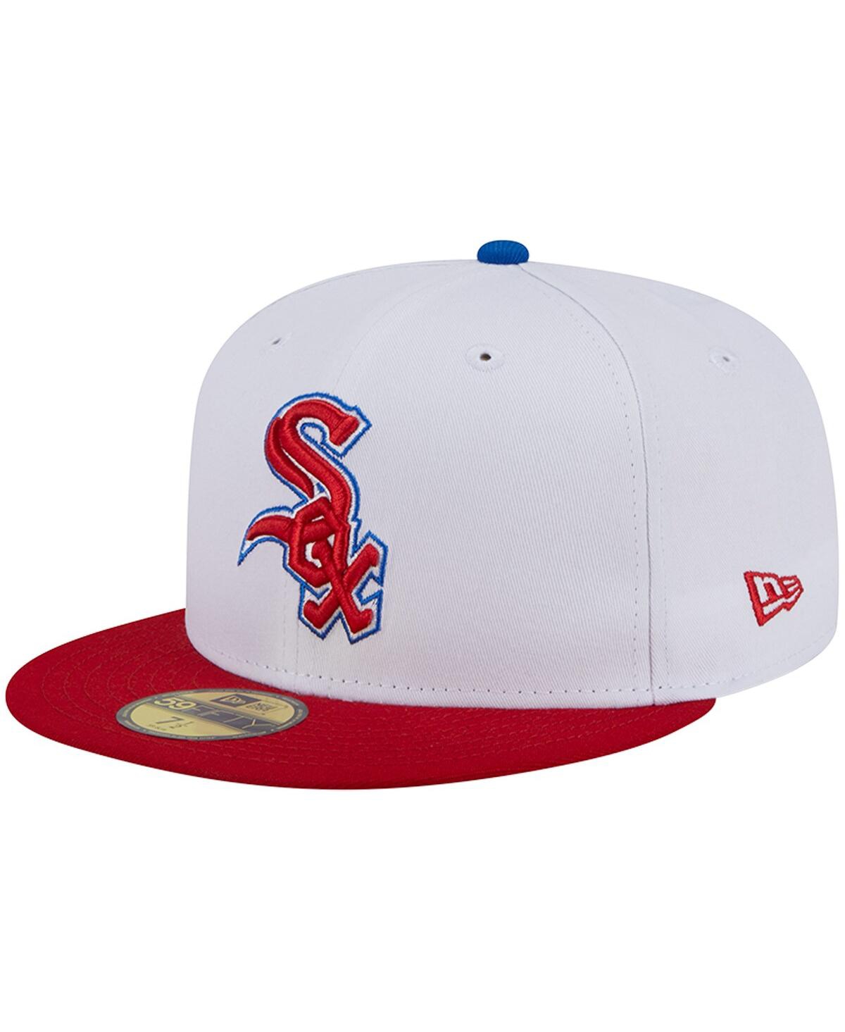 Men's New Era Red Chicago White Sox Undervisor 59FIFTY Fitted Hat - Red