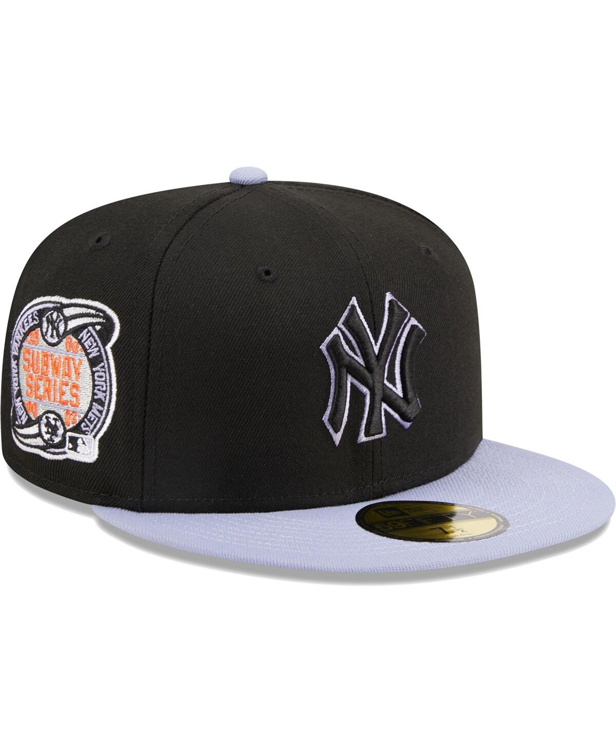 Men's New EraNew York Yankees Side Patch 59FIFTY Fitted Hat - Black