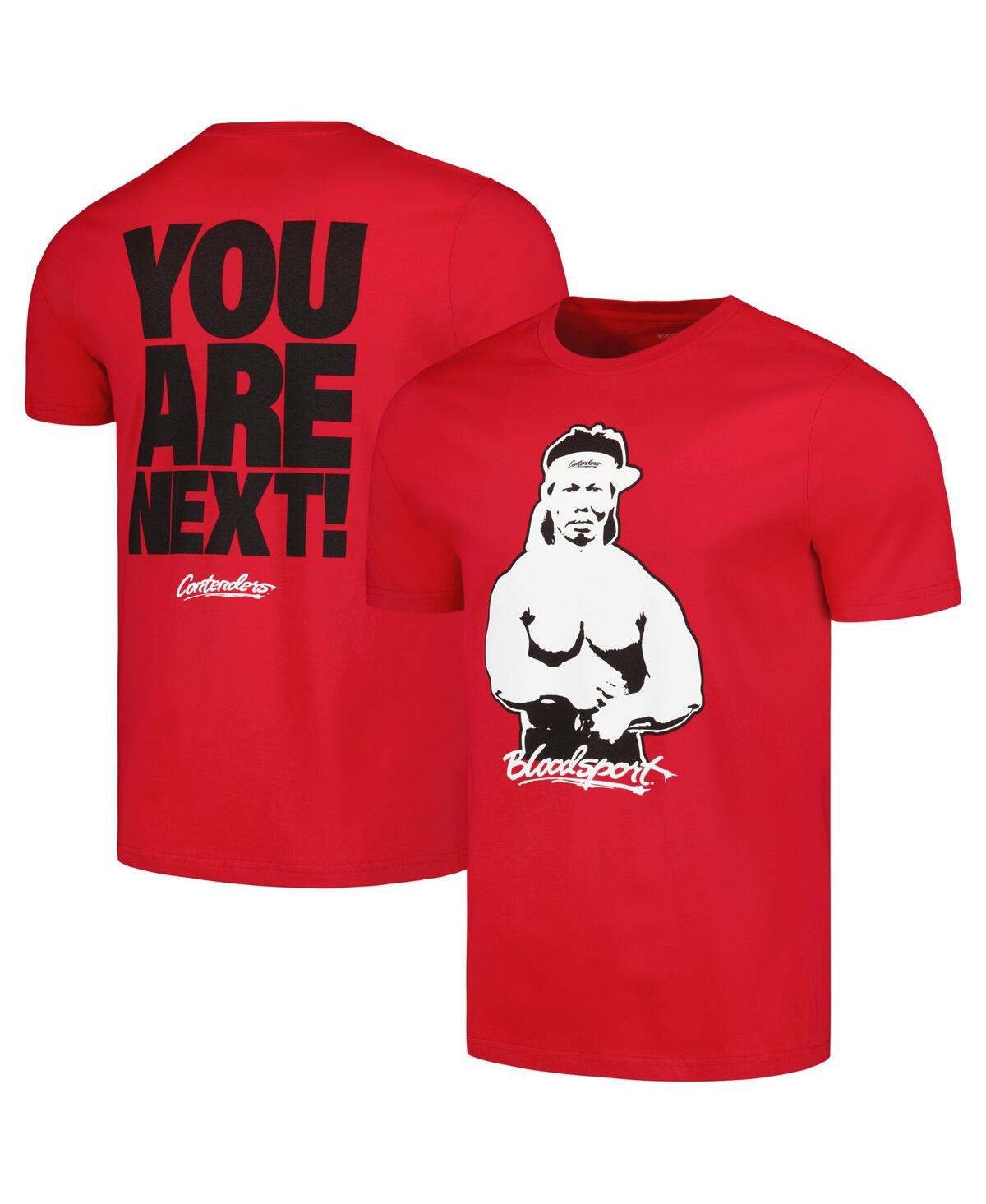 Shop Contenders Clothing Men's  Red Bloodsport You Are Next T-shirt