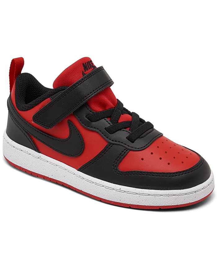 Nike Toddler Kids Court Borough Low Recraft Adjustable Strap Casual Sneakers  from Finish Line - Macy's