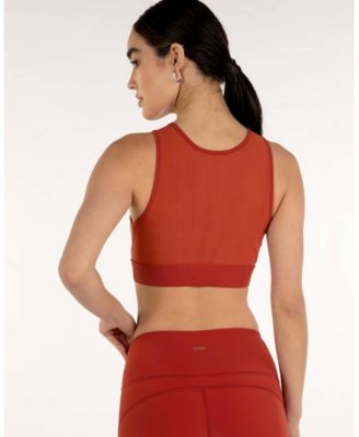 Women's Venti Mesh Longline Silkiflex Crop Bra