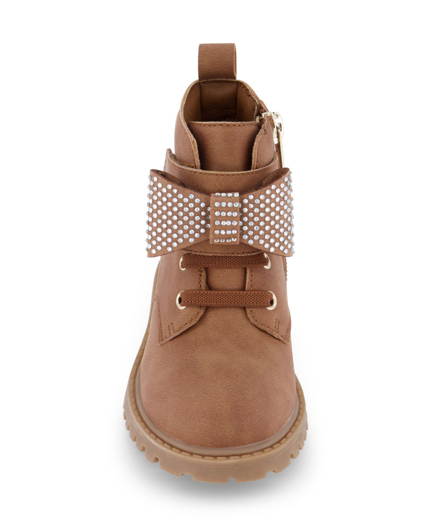 Ботинки Jessica Simpson Daria Bow Casual Booties для девочек-малышей, цвет: Коньячный — фото 7