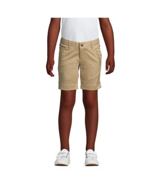Little Girls School Uniform Stretch Stretch Chino Bermuda Shorts