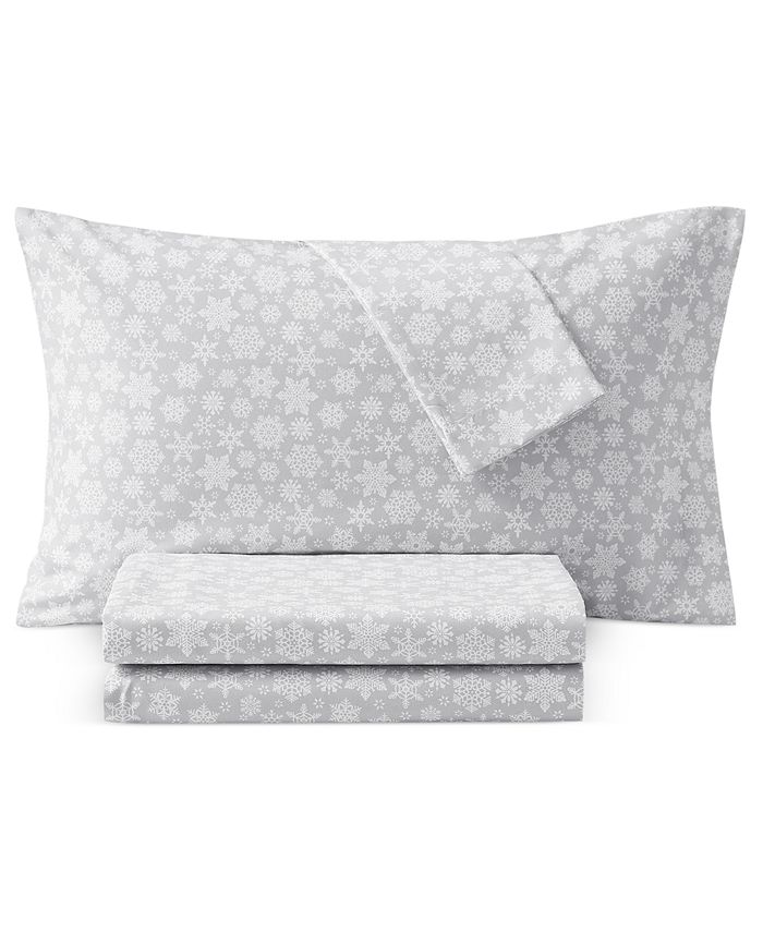 Sanders Holiday Printed 4Pc. Sheet Set, King Macy's