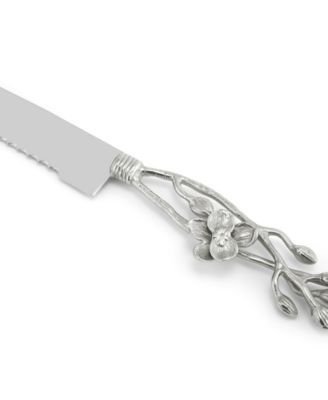 White Orchid Bread Knife