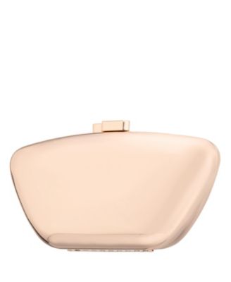 Mirror Metallic Minaudiere Clutch