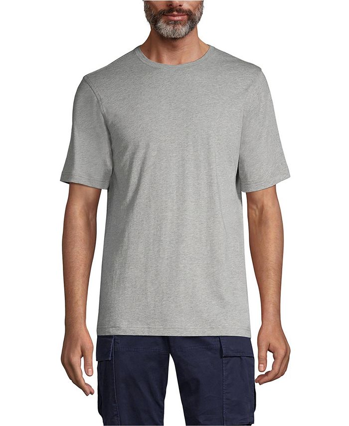 Lands' End Men's Short Sleeve Cotton Supima Tee Macy's