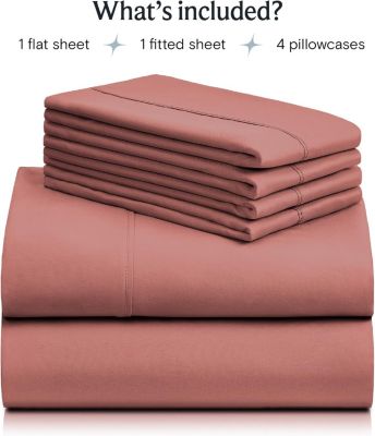 6PC Silky Soft Cooling Deep Pocket Performance Sheet Set 