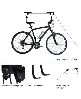 The Bicycle Repair Stand by holds up to 66-pounds effortlessly in heavy-duty clamps that are engineered not to harm your bike's finish.