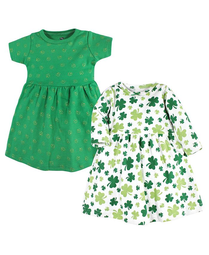 Hudson Baby Toddler Girl Cotton Dresses, Shamrocks - Macy's