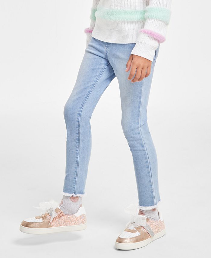 Epic Threads Big Girls Frayed Hem Skinny-Fit Jeans, Created for Macy's ...