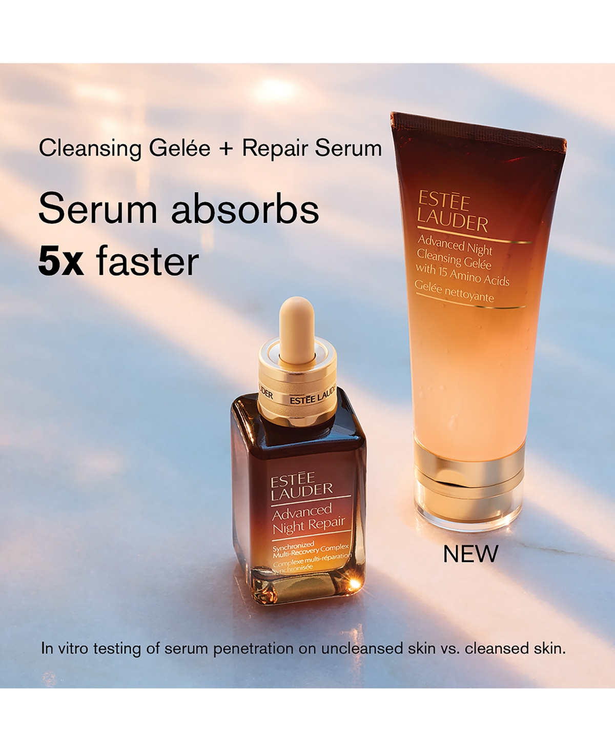 Estée Lauder Advanced Night Cleansing Gel With 15 Amino Acids In No Color