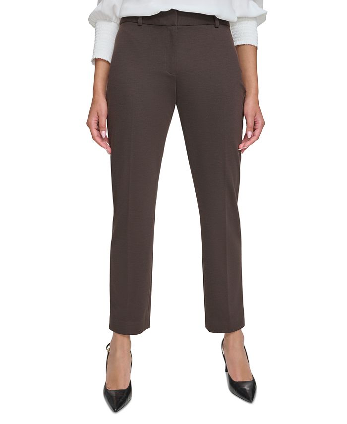 Calvin Klein Women's MidRise SlimFit Ankle Pants Macy's