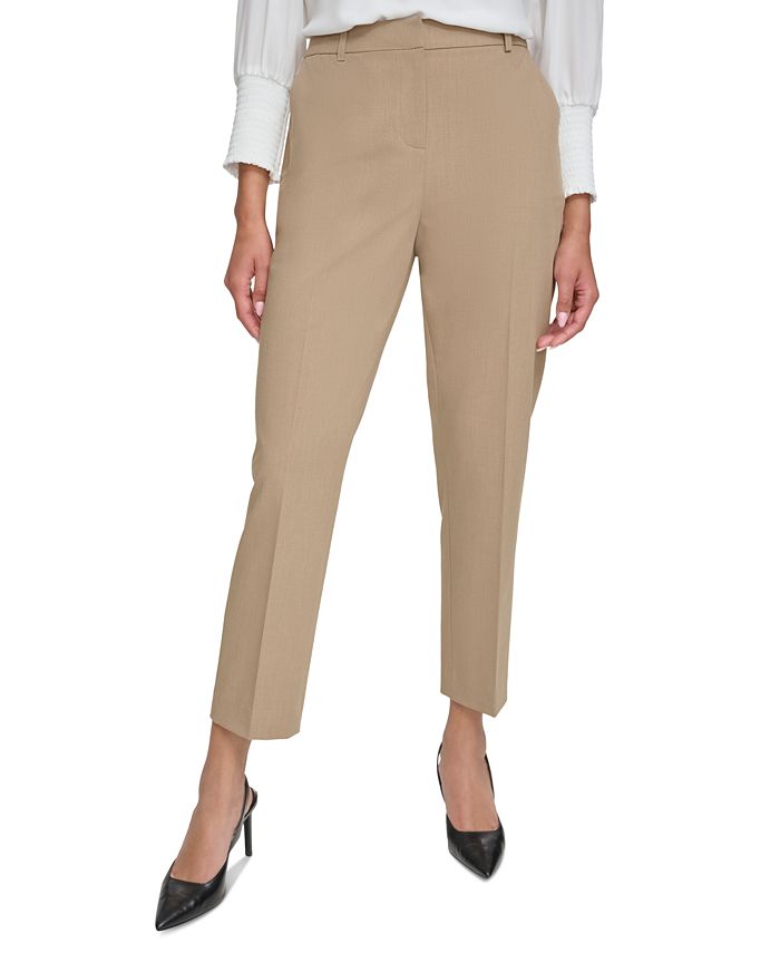 Calvin Klein Women's MidRise SlimFit Ankle Pants Macy's