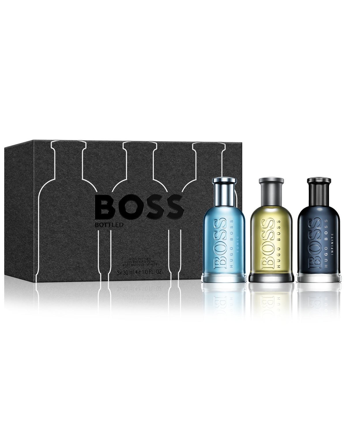 Men's 3-Pc. Boss Bottled Fragrance Gift Set