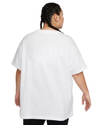 Plus Size Active Sportswear Essential Women's Logo T-Shirt