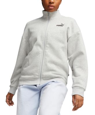 Puma - Women's Active Full-Zip Long-Sleeve Dropped-Shoulder Sweatshirt
