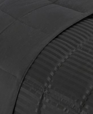 Stripe Hypoallergenic Down Alternative Blanket, Full/Queen