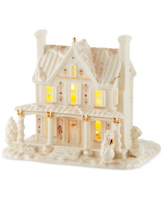 Lenox - Mistletoe Park Lighted Farmhouse Figurine