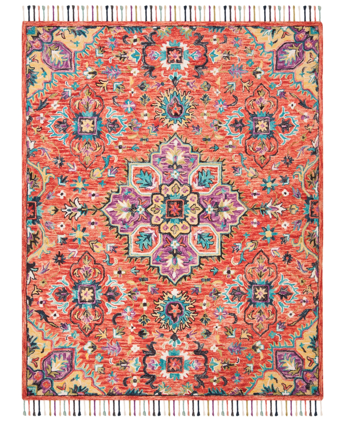 Safavieh Aurora APN118 8' x 10' Area Rug - Red, Gold