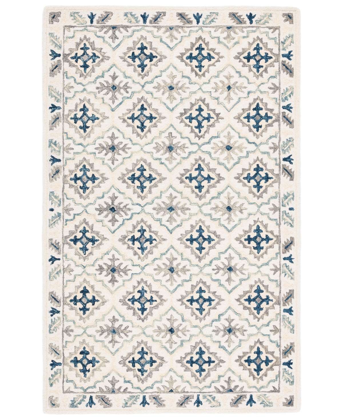 Safavieh Aurora APN140 5' x 8' Area Rug - Ivory, Blue