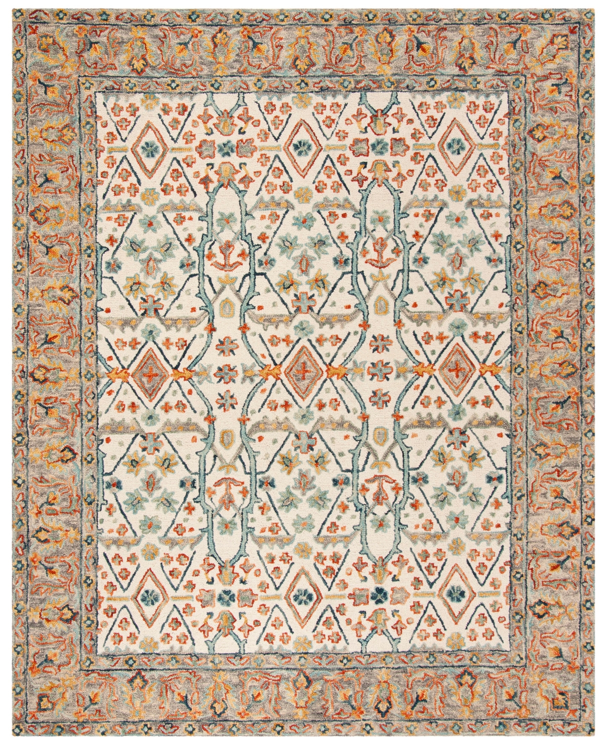 Safavieh Aurora APN308 10' x 14' Area Rug - Ivory, Blue