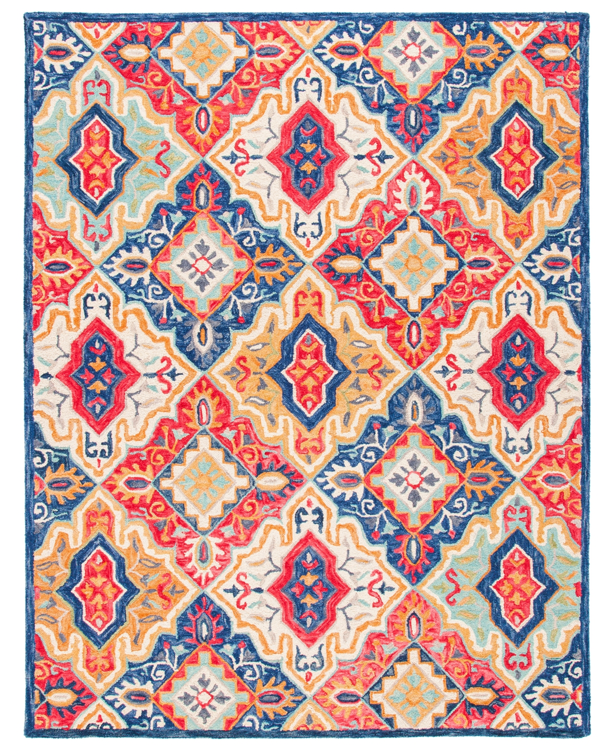 Safavieh Aurora APN526 6' x 9' Area Rug - Blue, Rust