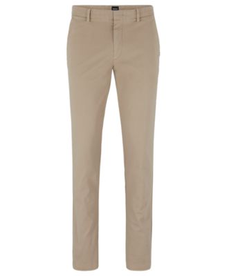 Men's Stretch-Cotton Gabardine Slim-Fit Chinos