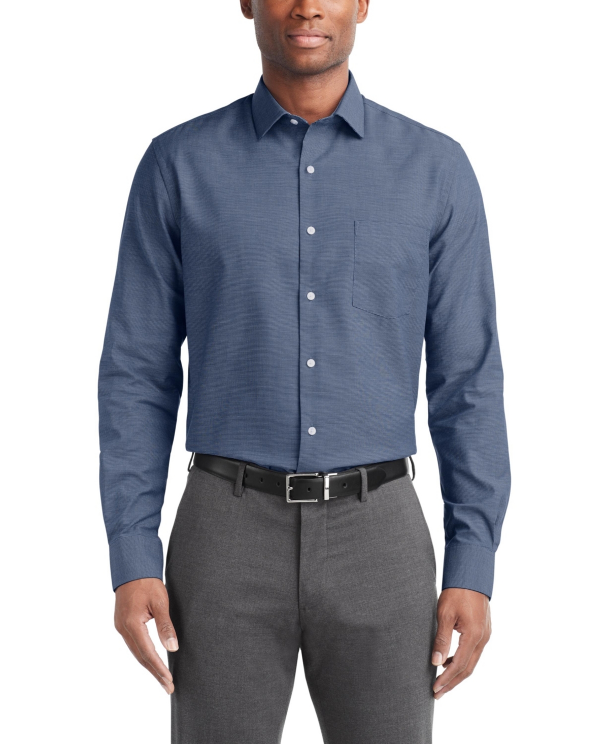 Men's Stain Shield Regular Fit Dress Shirt - French Violet