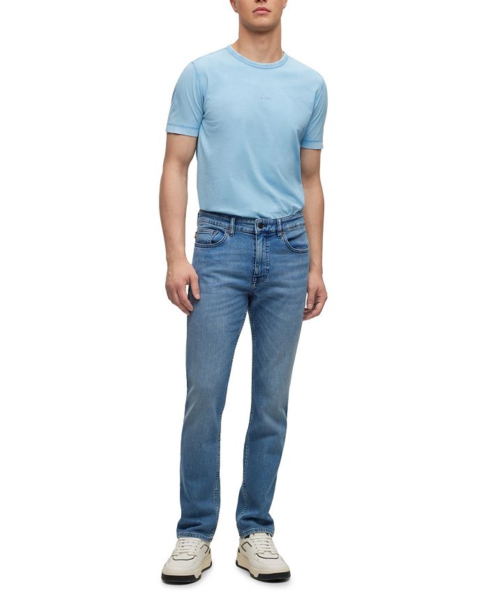 Hugo Boss Men's Comfort-Stretch Slim-Fit Jeans - Macy's