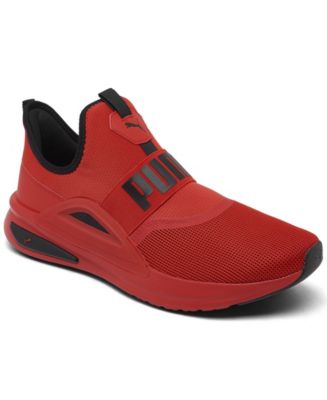 puma slip ons men red