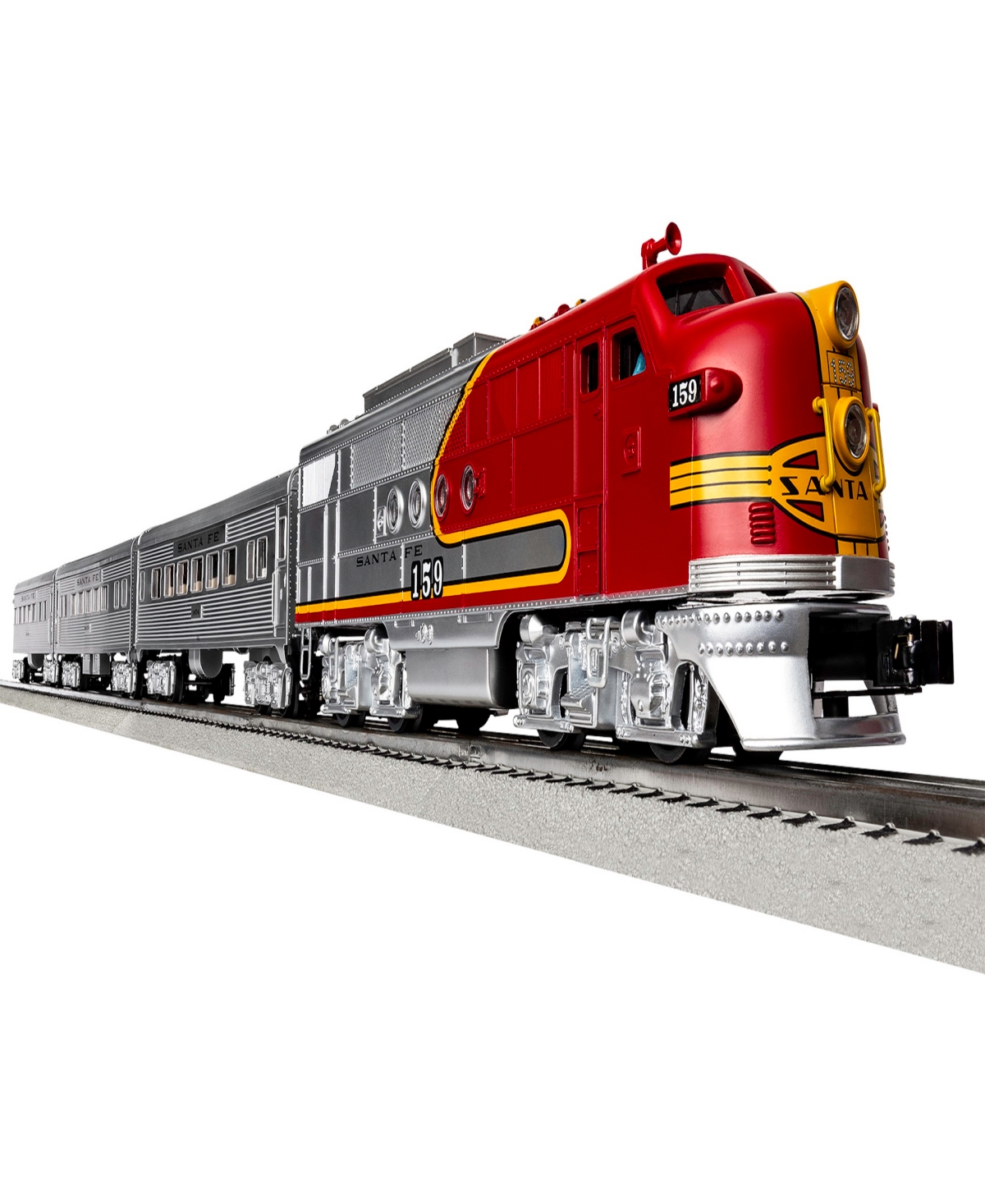 LIONEL SANTA FE SUPER CHIEF LIONCHIEF BLUETOOTH 5.0 TRAIN SET WITH REMOTE 