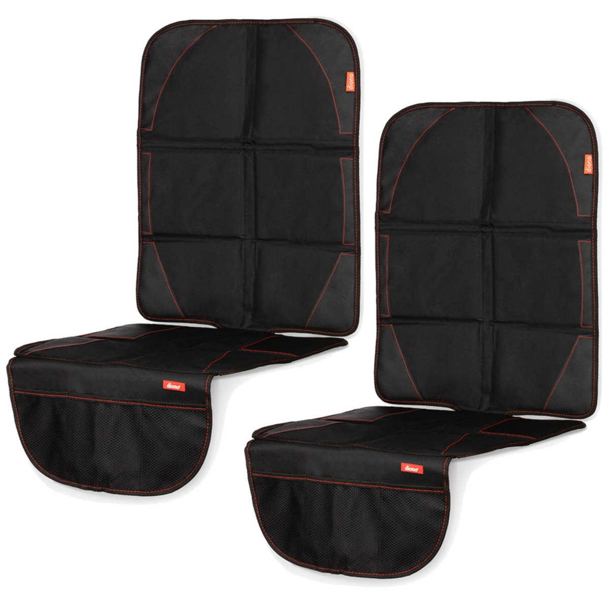 Diono Ultra Mat 2-Pack + Sun Stoppers 2-Pack, Complete Protection from Child Car Seats, Pets