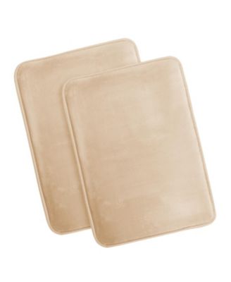 Non-Slip, Ultra Soft Plush, Memory Foam Bath Rug - Small 17"x24" - 2 Pack
