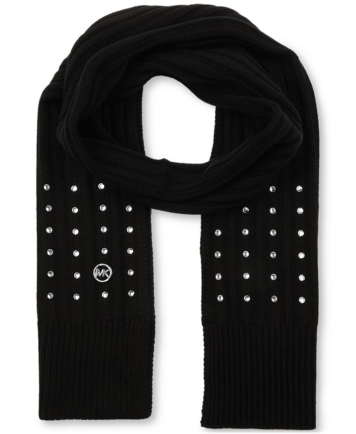 Michael kors scarf outlet black and white