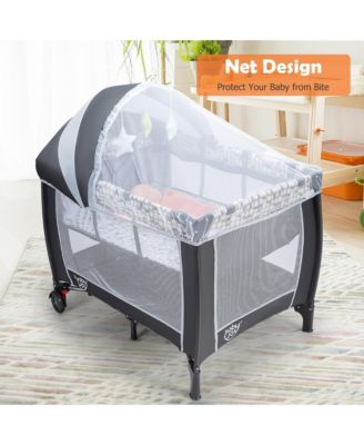 Kids Portable Foldable Playard Playpen Nursery Center