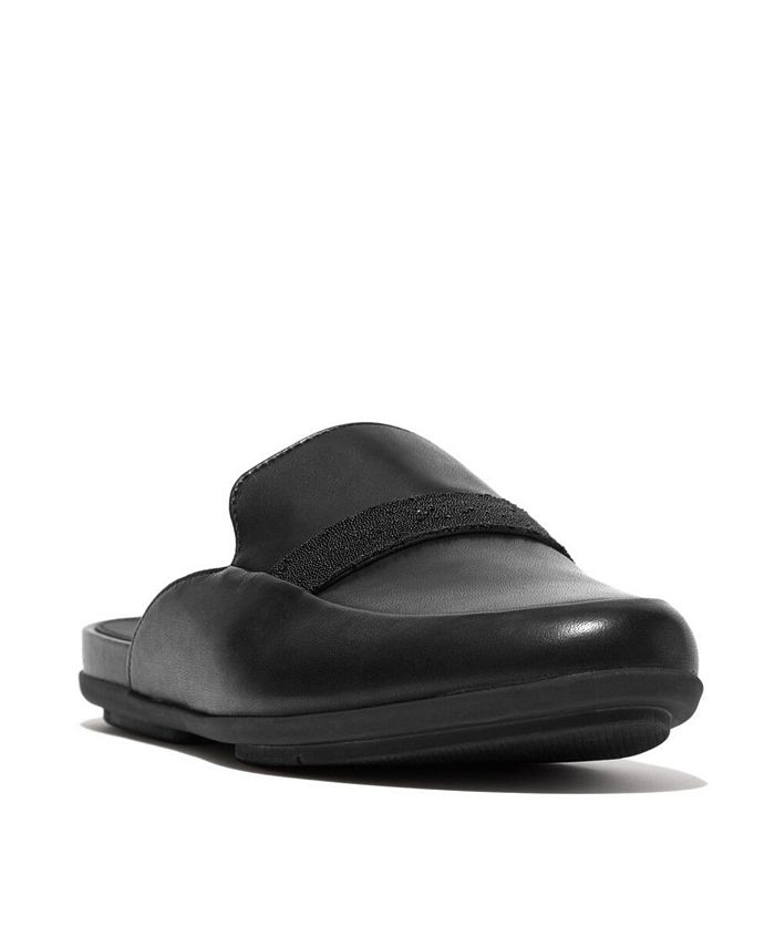 FitFlop Women's Gracie Opul-Trim Leather Mules - Macy's
