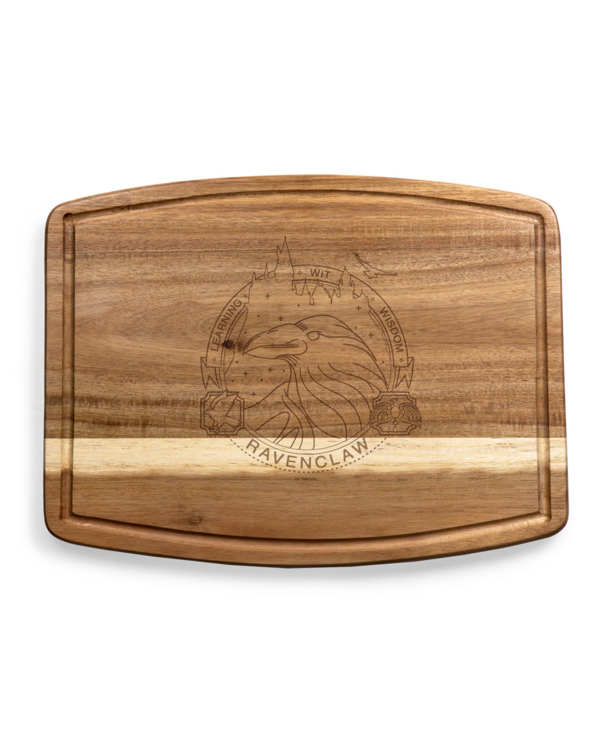 Toscana Harry Potter Ravenclaw Ovale Acacia Cutting Board In Acacia Wood
