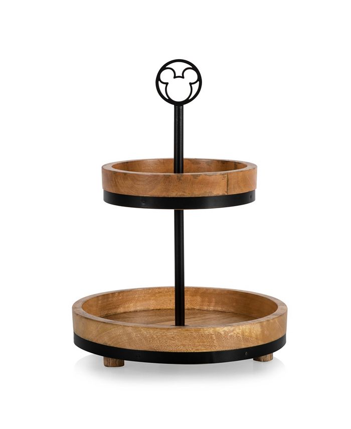 Toscana Disney's Mickey Mouse Two Tier Serving Tray Macy's