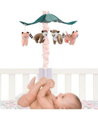 Enchanted Safari Animal Musical Baby Crib Mobile Jungle Soother Toy