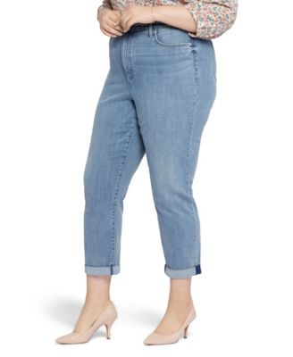 Plus Size Margot Girlfriend Rolled Cuffs Jeans