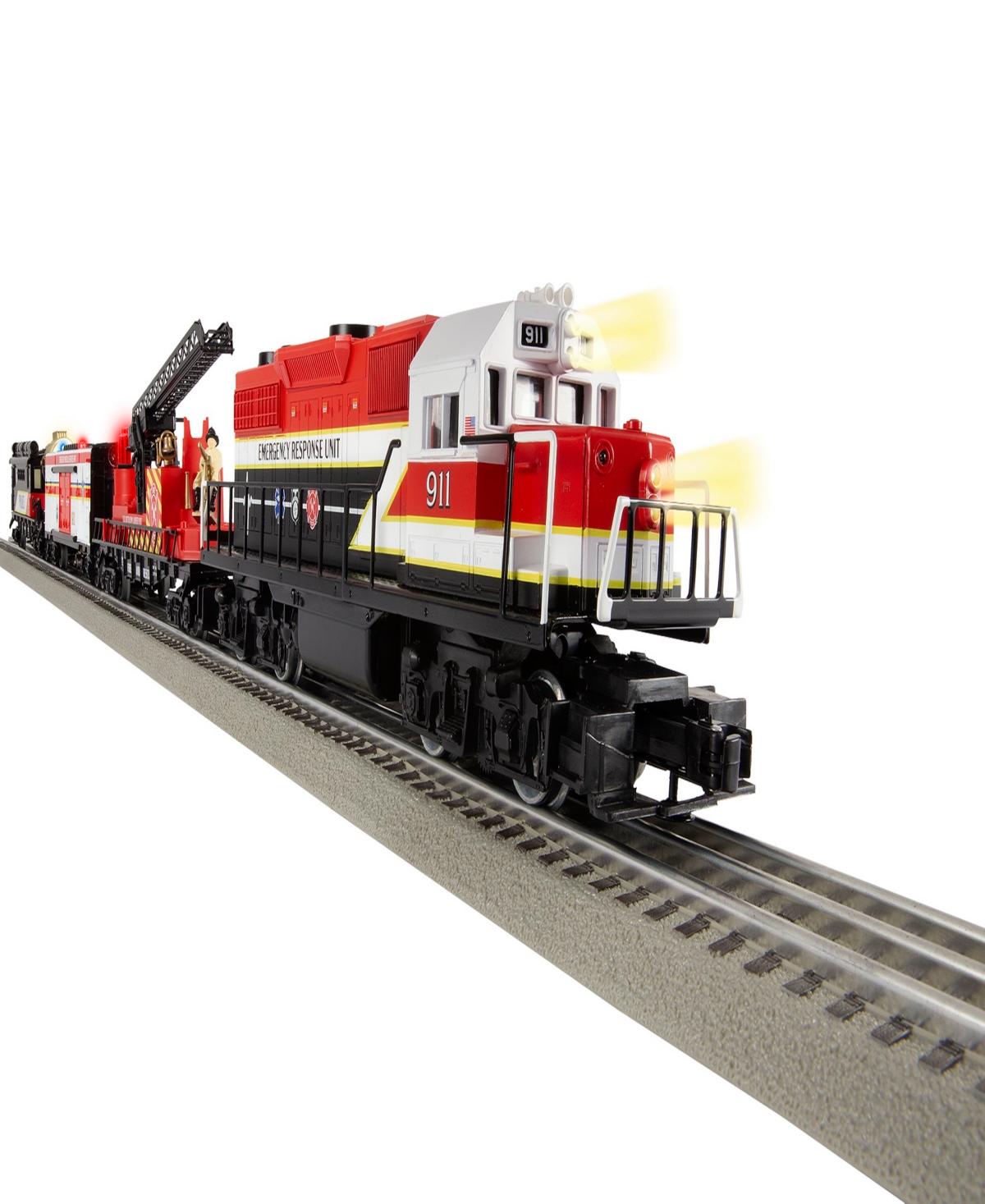 Shop Lionel Emergency Response Lionchief Bluetooth 5.0 Train Set With Remote In Multi