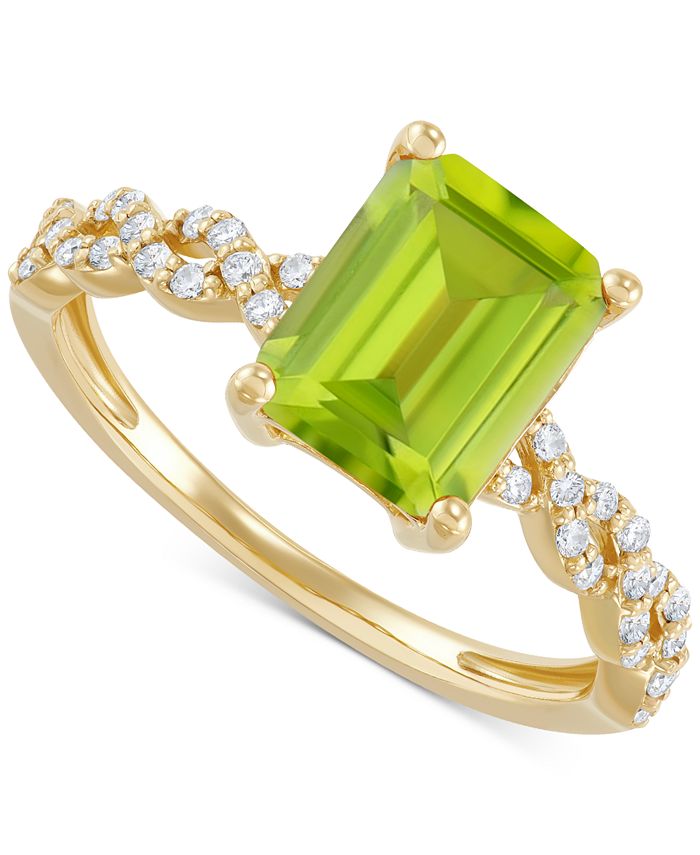 Macy's top peridot ring