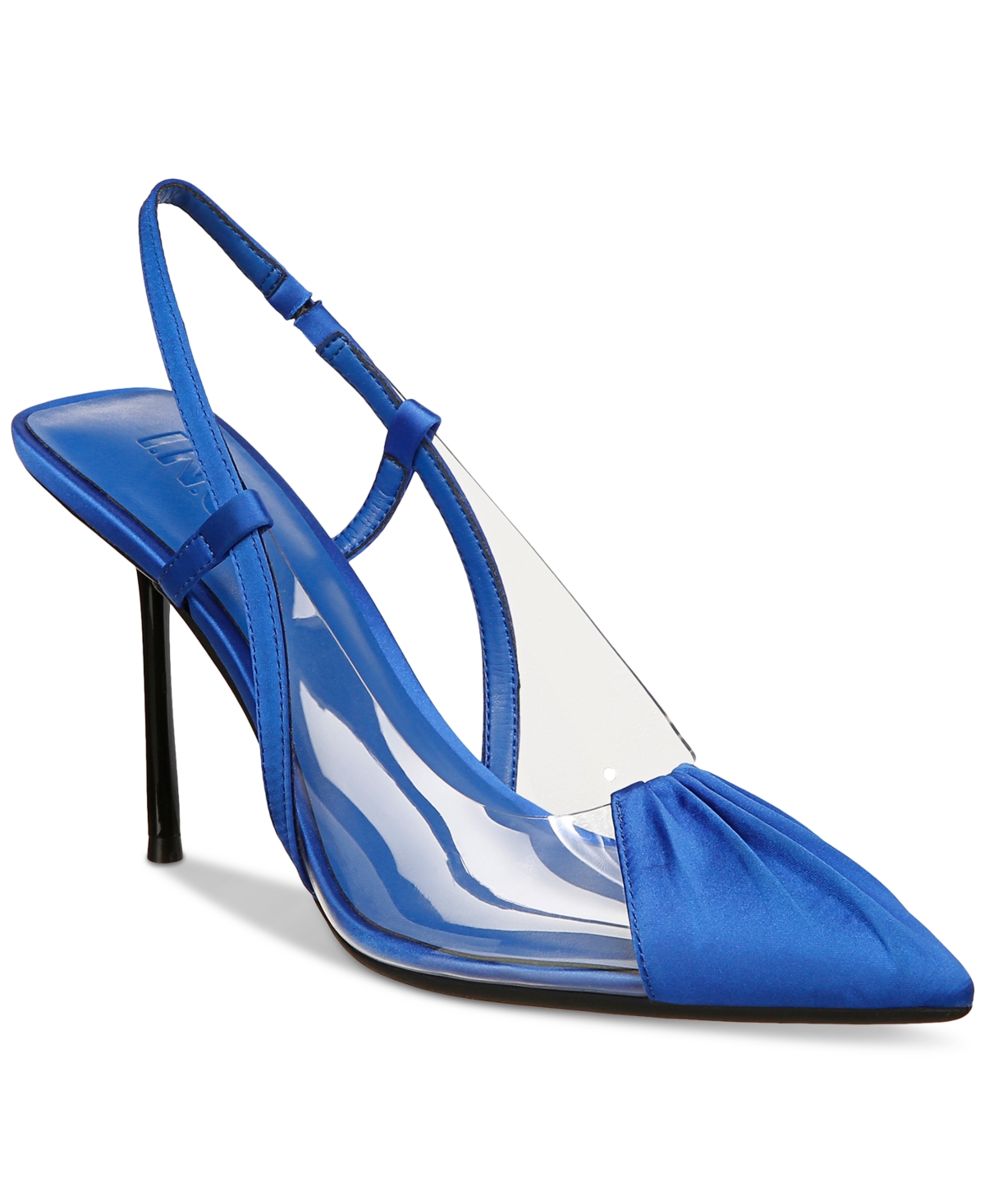 Inc International Concepts Averyy Slingback Pumps, Created For Macy's In Cobalt Satin