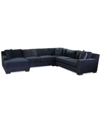 Marristin 148" 4-Pc. Fabric Chaise Sectional