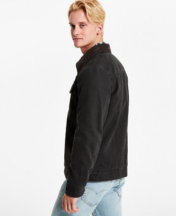 Berrick Vanguard Jacket for Men Rugged Cotton Canvas With Zip Front and Utility Pockets Cozy Fleece Lining