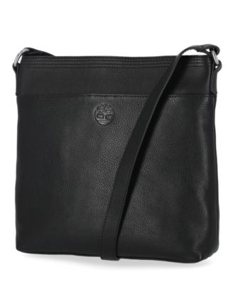 Black leather timberland outlets bag